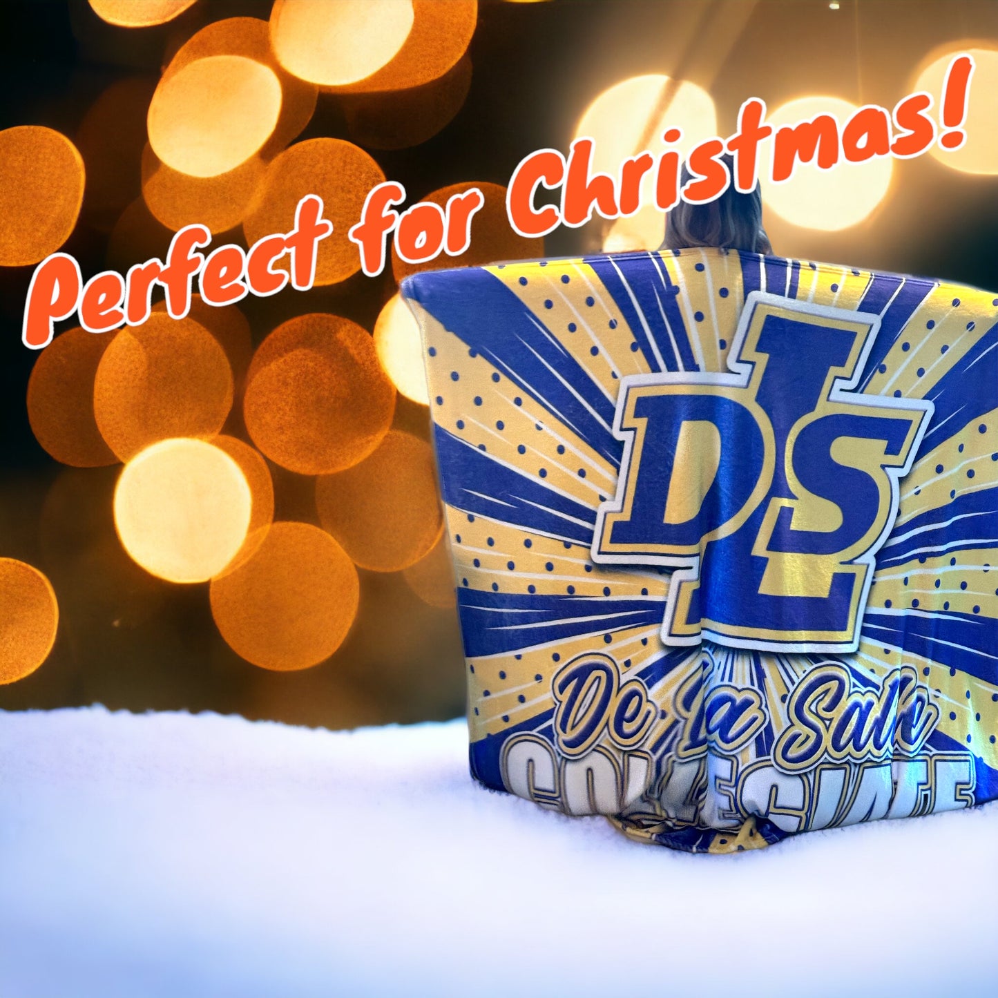 Fundraiser- De La Salle Collegiate Stadium Plush Blanket