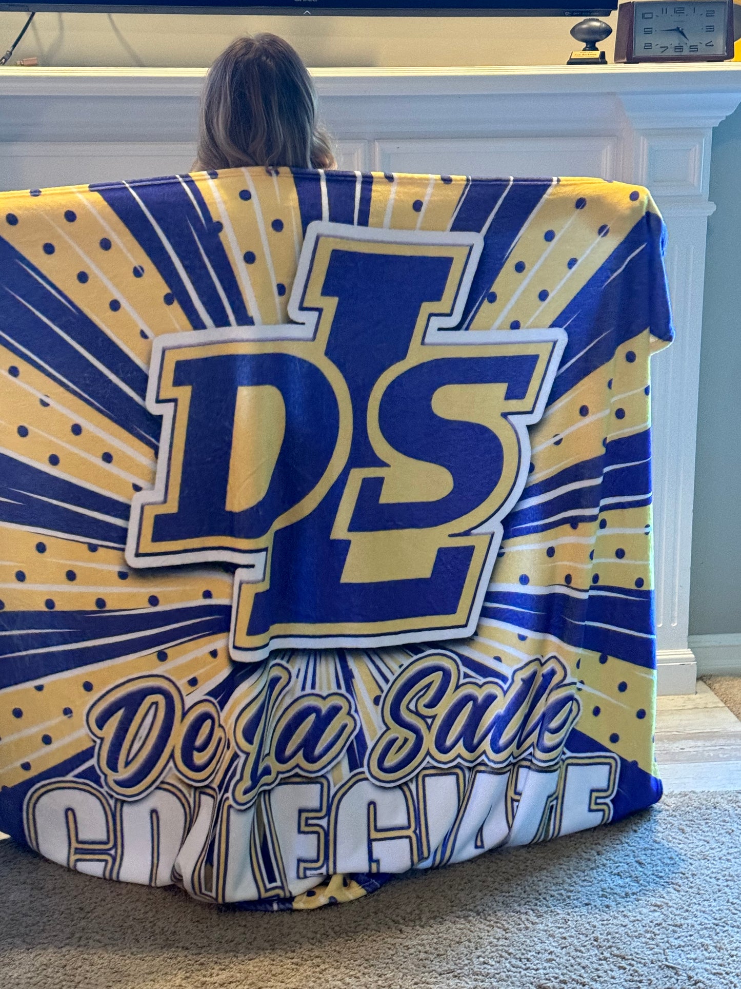 Fundraiser- De La Salle Collegiate Stadium Plush Blanket